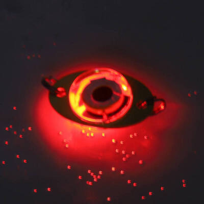 

1 Pcs LED underwater fish trap LED Deep Drop Underwater Eye Shape Fishing Squid Fish Lure Light Flashing Lamp