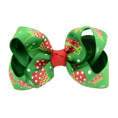 

1 pc 315 Inch Christmas Grosgrain Ribbon Bows Clip Snow Pinwheel Hair Clips Hair Pin Accessories