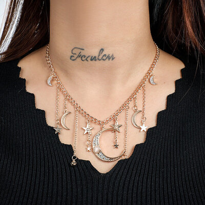 

HuaTang Vintage Silver Necklac Whale Tail Pendant Bohemian Necklace Tribal Charm Chains Necklace Vintage Necklace Jewelry 6113