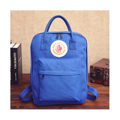 

Monkey Canvas Backpacks Softback Bag For Student