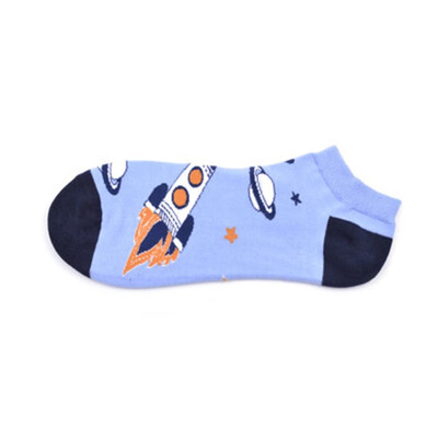 

New street fashion female socks Pop-Up street animal astronaut cactus creative element cotton breathable socks women sox