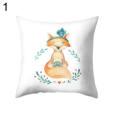 

Rabbit Elephant Square Throw Pillow Case Cushion Protector Cover Bedding Article