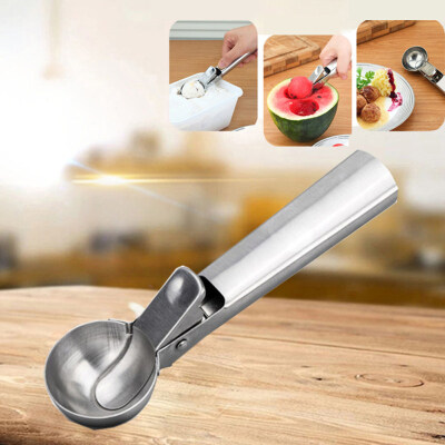 

Stainless Steel Ice Cream Ball Maker Scoop Mash Potato Spoon Dipper Kitchen Tool