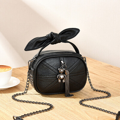 

2019 summer new one-shoulder small bag Korean fashion womens bag slung PU leather small square bag