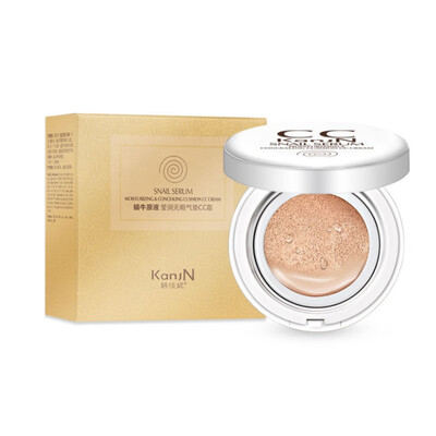

New Hot Snail Liquid Clear&Air Cushion CC Cream Long Lasting Easy to Wear Concealer Foundation Cream