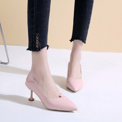 

Rose Womens Pointed Toe Non-Slip Shallow Mouth Shoes High Heels Pumps Single Shoes