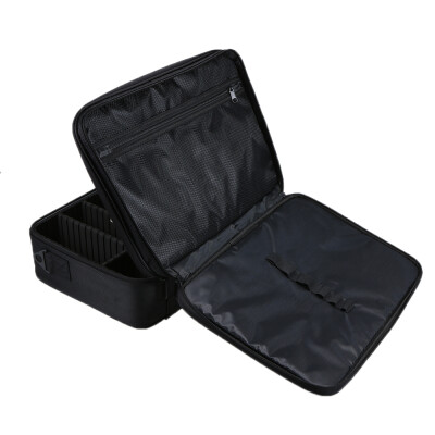 

Cosmetic Case Organizer Waterproof Large Capacity Makeup Storage Bags Travel Beauty Artist Brush Box with Shoulder Belt