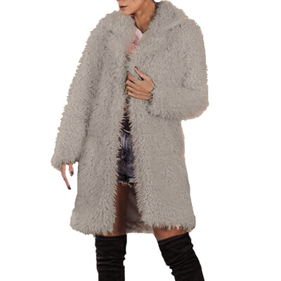 

Toponeto Winter Lady Womens Warm Faux Splice Zipper Coat Jacket Outerwear