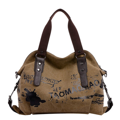 

Tailored Fashion Womens Large-Capacity Retro Bag Handbag Stundent Messenger Bag