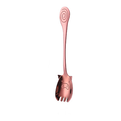 

Toponeto Colorful Spoon Handle Spoons Flatware Ice Cream Drinking Tools Kitchen Gadget
