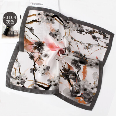 

Korean version of the spring&autumn professional silk small square scarf scarves wild small scarf scarf gift silk wholesale FJ104