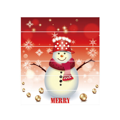 

Toponeto Christmas 3D Simulation stair stickers Waterproof Wall Stickers DIY Home Decor