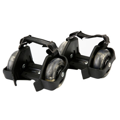 

Easy-on Street Rollers Heel Skates Adjustable Flashing Heel Wheels Clip on Skates for Kids & Adults