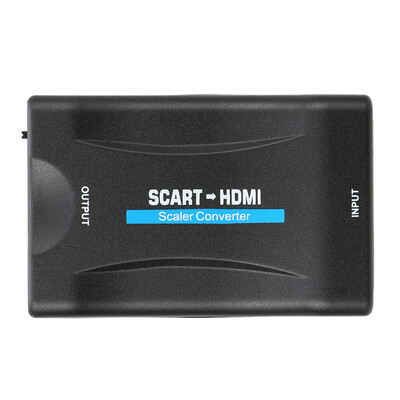 

1080P SCART to HD Converter Analog to Digital Adapter Upscaler Audio Video Converter 21Pin 60Hz for NTSC PAL Set-top Box HDTV