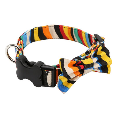

Puppy Pet Dogs Collars Bow Tie Knot Neck Accessories Cancas Multi Color Small Pet Cat Dogs Basic Collars
