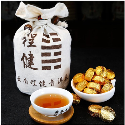 

Black tea pu er tea cooked tea xiaotuo good quality&smell 100g about 50 pieces of health tea China good tea