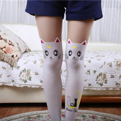 

2 Pairs Preppy Style Female Sailor Lady Spring Autumn Pantyhose Pretty Well socks