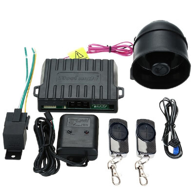 

Steelmate 838N 1 Way Car Alarm System Match Central Locking System & Window Closer Anti-hijacking Remote Trunk Release with Carbon