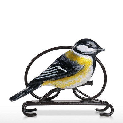 

Black Head Bird Paper Tissue Holder Creative Bird Napkin Tissue Paper Holder Metal Sheet Paper Case Napkin Rack Hotel Paper Case T