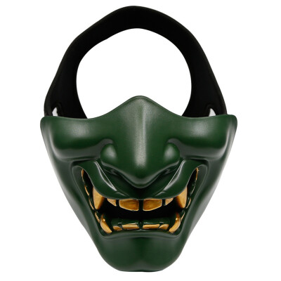 

Tailored Half Face Mask Cosplay Samurai Halloween Party Festival Ideal Mask