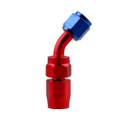 

AN10 Aluminum Swivel Hose End Fitting Adapter for Oil Fuel Line RedBlue