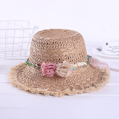 

Summer womens beach hat tide fashion casual sun hat empty garland large eaves sun shade hat hundred hat