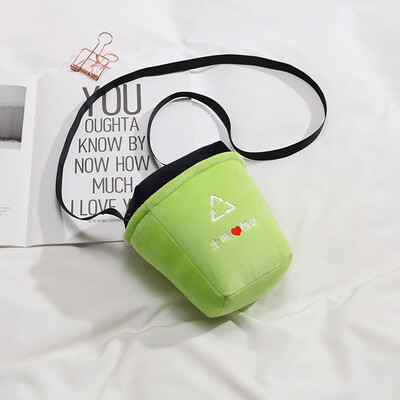

Tailored Women Fashion Plush Rubbish Bag Coin Purse Shoulder Messenger Casual Bags