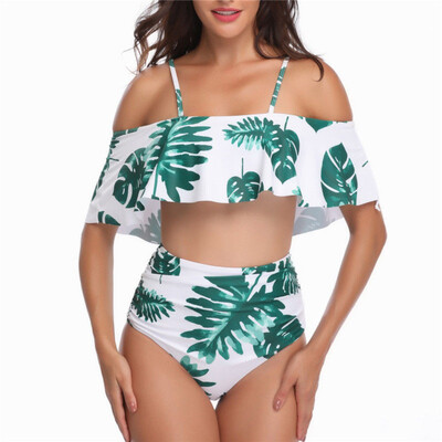 

Womens High Waist Floral Bikini Set Push Up Swimsuit Bathing Suit Beach Swimwear