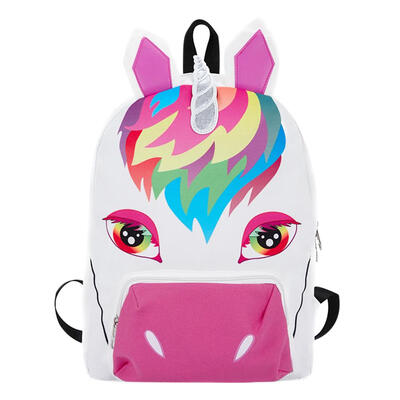 

Cute Horse Shaped Women Oxford Cloth Travel Backpacks Large School Knapsack