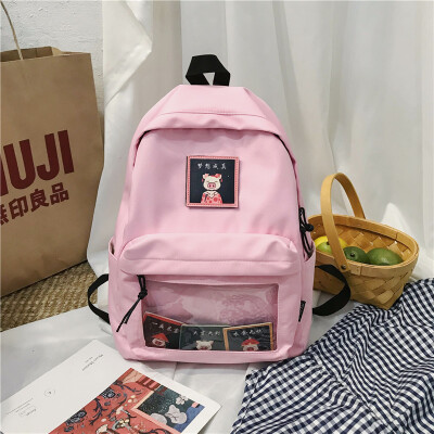 

Ins bag female Korean high school students Mori campus simple ancient feeling backpack backpack backpack