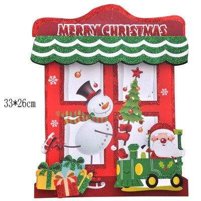 

〖Follure〗3D Romantic Xmas String Hanging Charm Party Decoration Christmas Tree Ornament