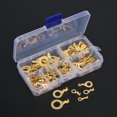 

Greensen 150pcslot Copper Circular Splice Terminal Wire Connectors Assortment Kit
