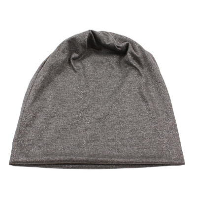 

New Fashion Men Women Shimmer Metallic Hat Beanie Cap Skullcaps Solid Unisex Outdoors Caps