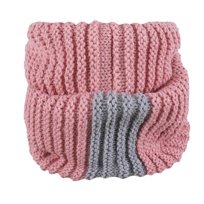 

Gobestart Soft Men Women Scarf Winter Warm Patchwork Scarves Knitted Shawl