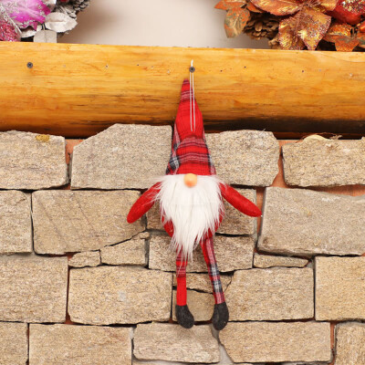 

Toponeto Handmade Santa Cloth Doll Birthday Present For Home Christmas Holiday Decoration