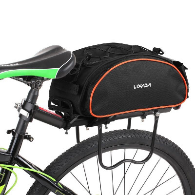 

Lixada 13L Multifunctional Bicycle Rear Seat Bag Outdoor Cycling Bike Rack Seat Bag Rear Trunk Pannier Backseat Bag Handbag Should