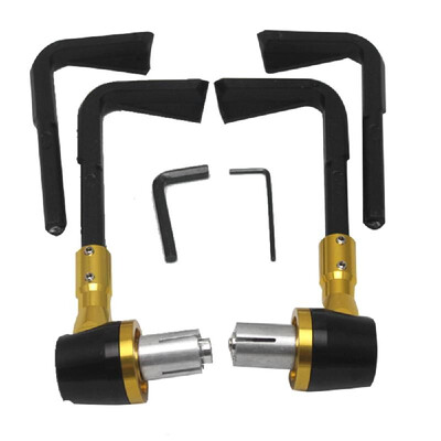 

Motorcycle modified hand brake handle protection CNC horn handles anti-fall horns dark