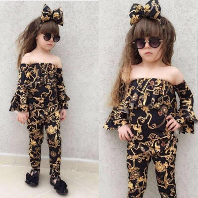 

Cool Kids Baby Girl Tops Pants Leggings 3Pcs Outfits Tracksuit Clothes Set