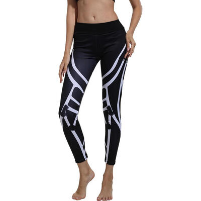 

High Waist Yoga Pants Women Fitness Sport Leggings Stripe Running Trousers