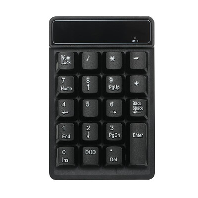 

19 Keys 24G Wireless Low Noise Mini Numeric Keypad Waterproof ABS Material For Microsoft Android&iMac
