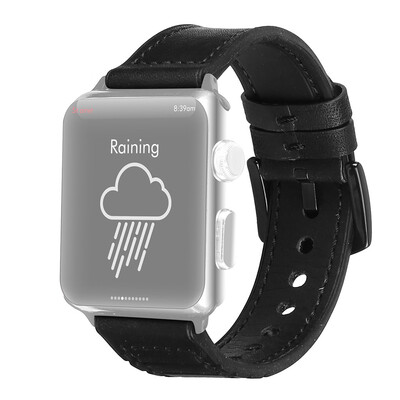 

〖Follure〗Leather Band Sweatproof Silicone Replacement Straps for iWatch 234 42mm44mm