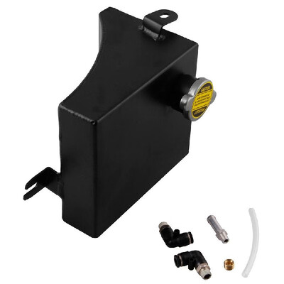 

FST003 Aluminum Radiator Coolant Overflow Tank Can Reservoir Kit for Nissan 240SX S13