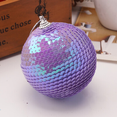 

Siaonvr Christmas Rhinestone Glitter Baubles Ball Xmas Tree Ornament Decoration 8CM