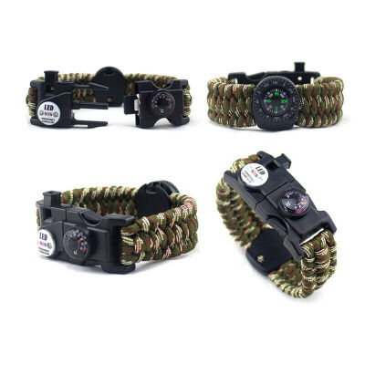 

Military Paracord Survival Sport Swimming Wrist Watch Tactical Bracelet Outdoor