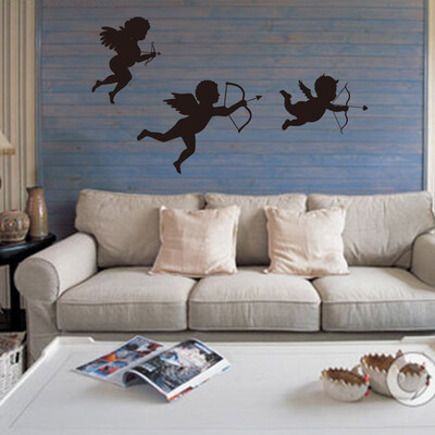

〖Follure〗Personalized Cupid Angel Wall Stickers Living Room Nursery Bedroom Decor