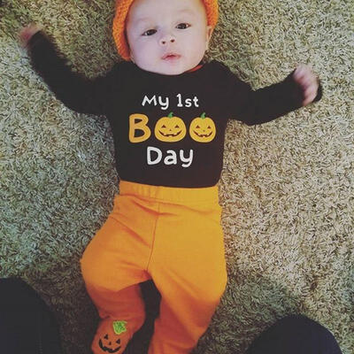 

3PCS Newborn Toddler Baby Boys Girls TopsPants Set Kids Clothes Outfits