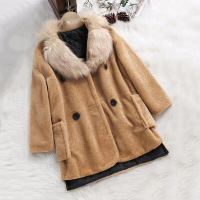 

Tailored New Womens Exquisite Faux Fur Coat Soft Fleece Thick Jacket Plus Size Coat