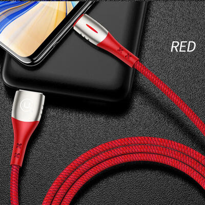 

Smart Type-C Charge Cord Quick Charge USB-C Cable With Auto Shutoff Supports QC 30