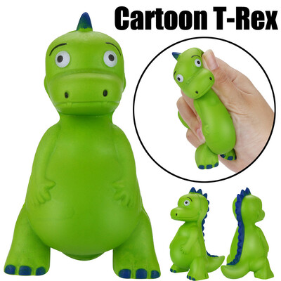 

Gotoamei Squishies Cartoon Dinosaur T-Rex Cream Scented Slow Rising Stress Relief Toys