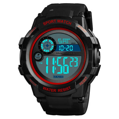 

SKMEI Multifunction Digital Wristwatches Waterproof Men Watch With Resin Strap 1387